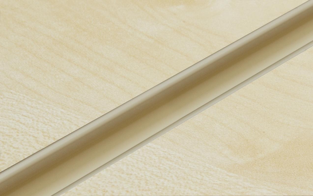 Cream PVC Slatwall Inserts