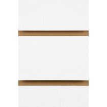 Plain Slatwall Panels 2400mm x 1200mm White